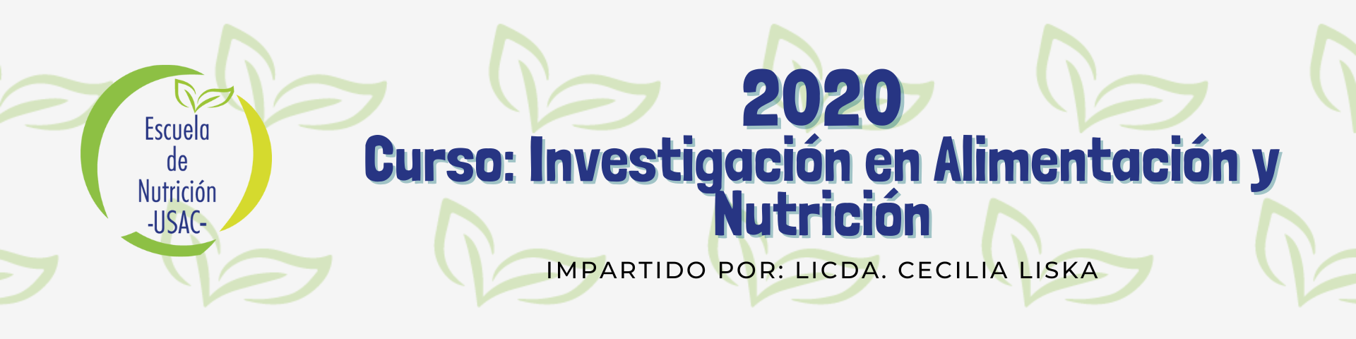 Banner Investigación en Alimentación y Nutrición 2020