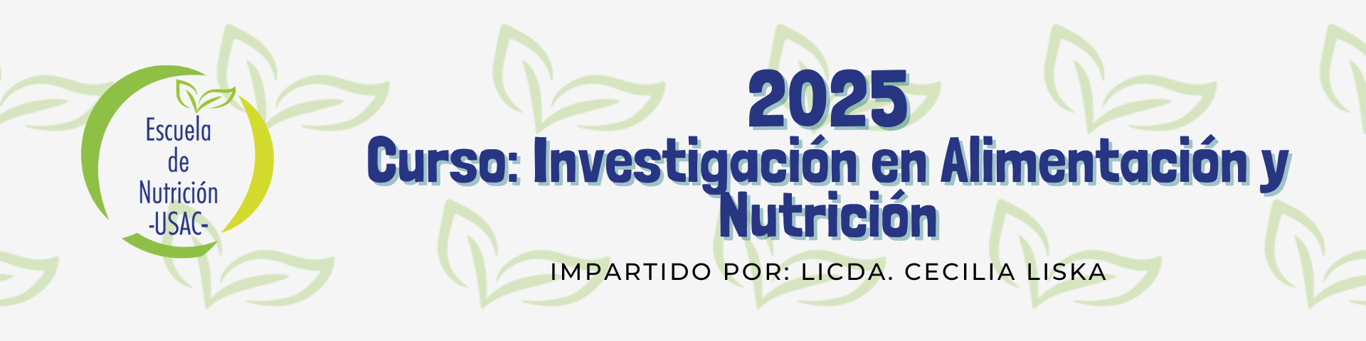 Banner Curso Lda. Cecilia Liska 2025